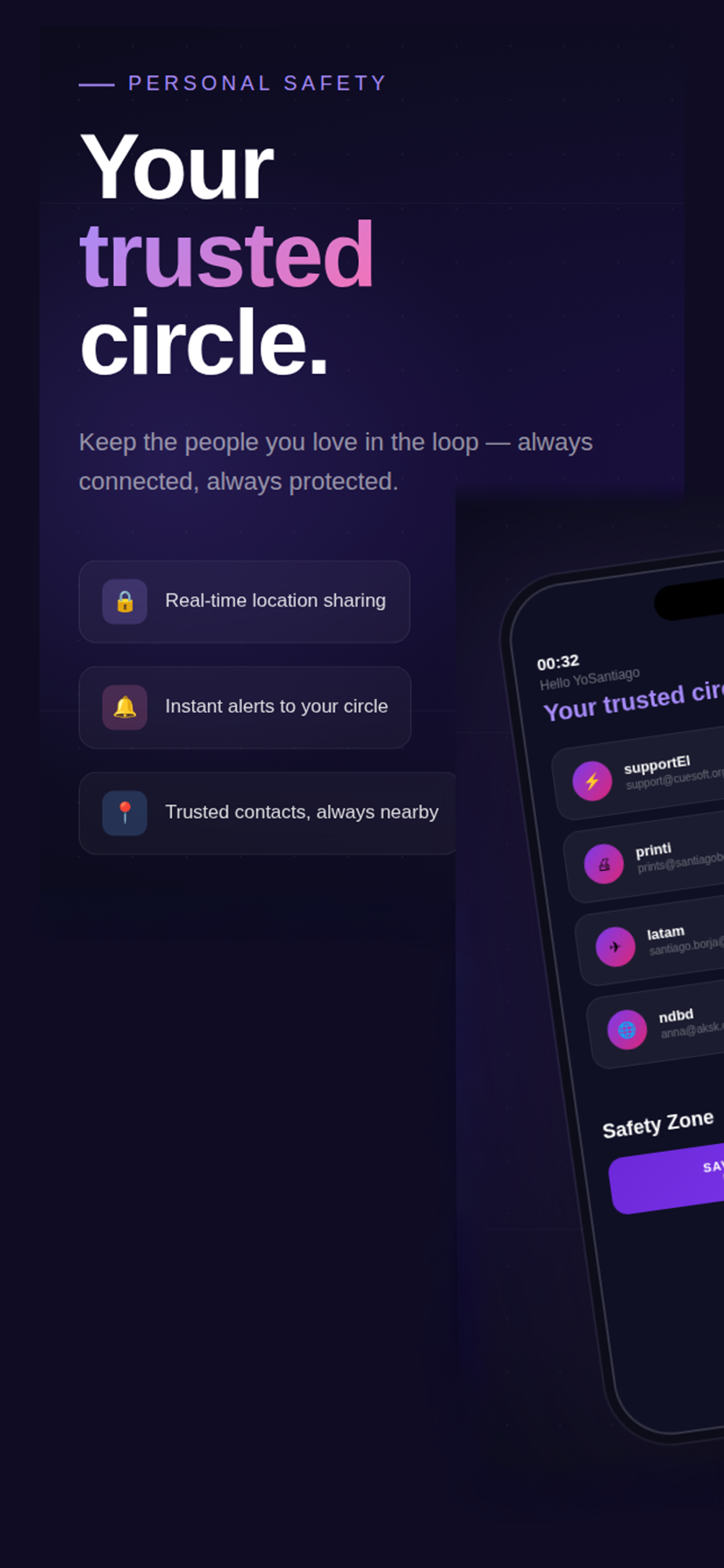 TrustNet app screenshot
